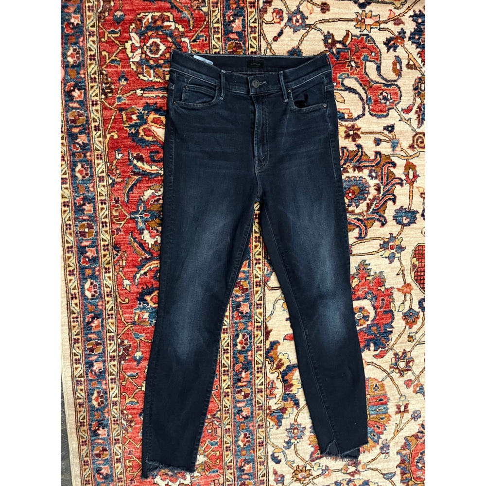 Women’s Mother Denim The Stunner Zip Two Step Fray in Last Call Size 26